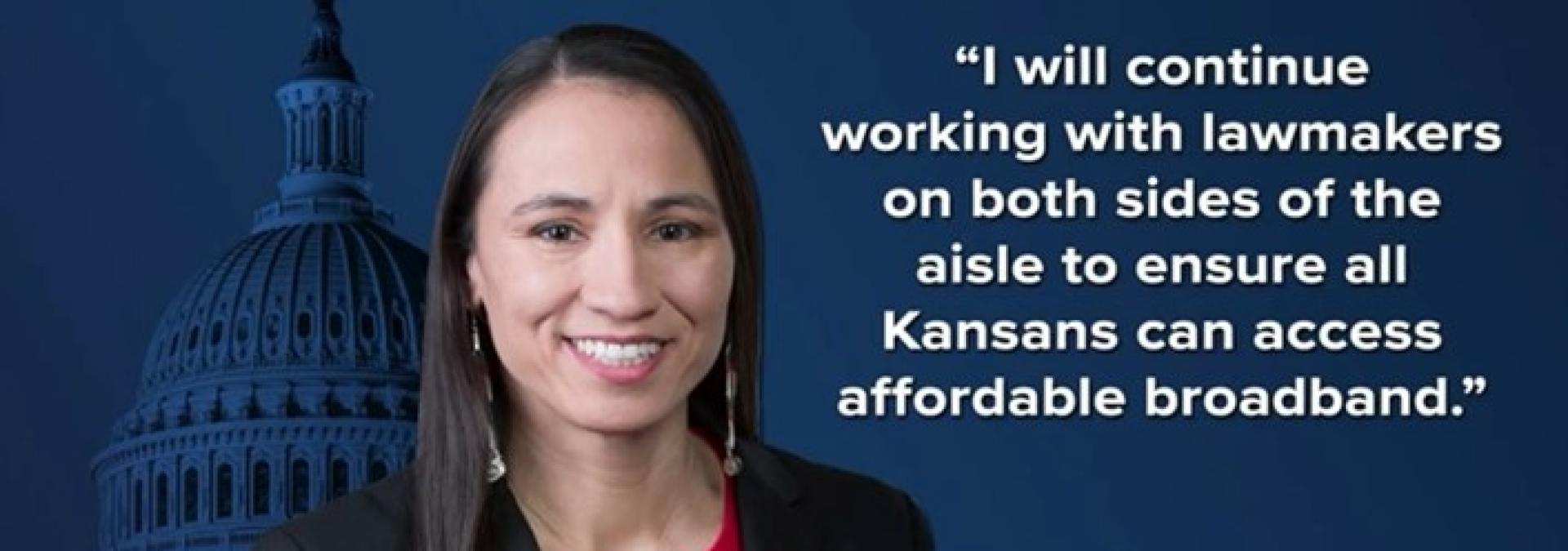 Davids supports federal action to prevent internet bill increases.