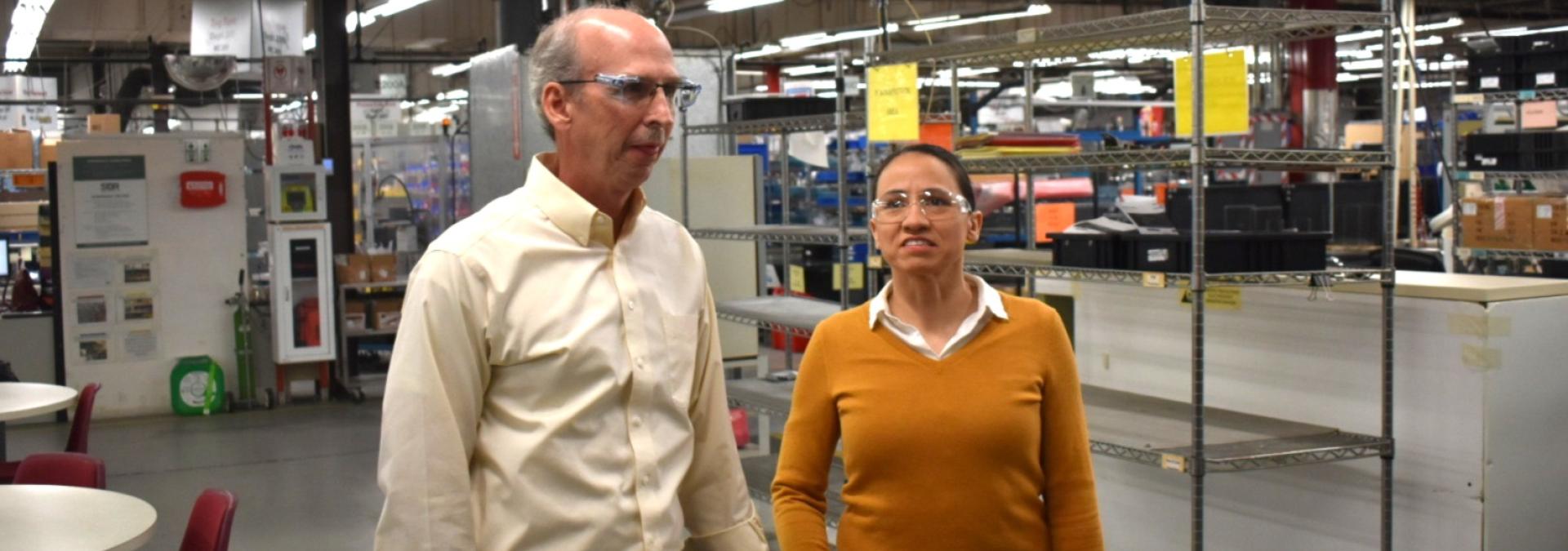 Rep. Sharice Davids at SOR Controls