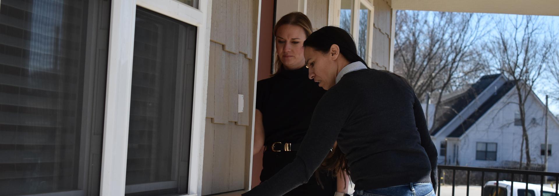 Sharice Davids at home