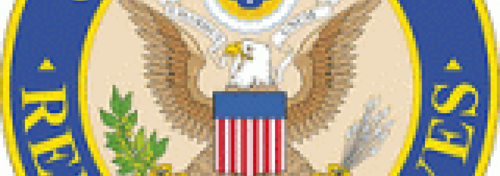 The United States House of Representatives' official seal.