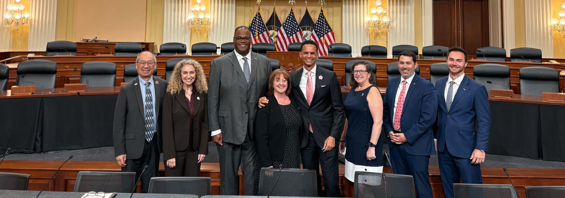 Representatives from national transit agencies during today’s 2026 FIFA World Cup briefing.