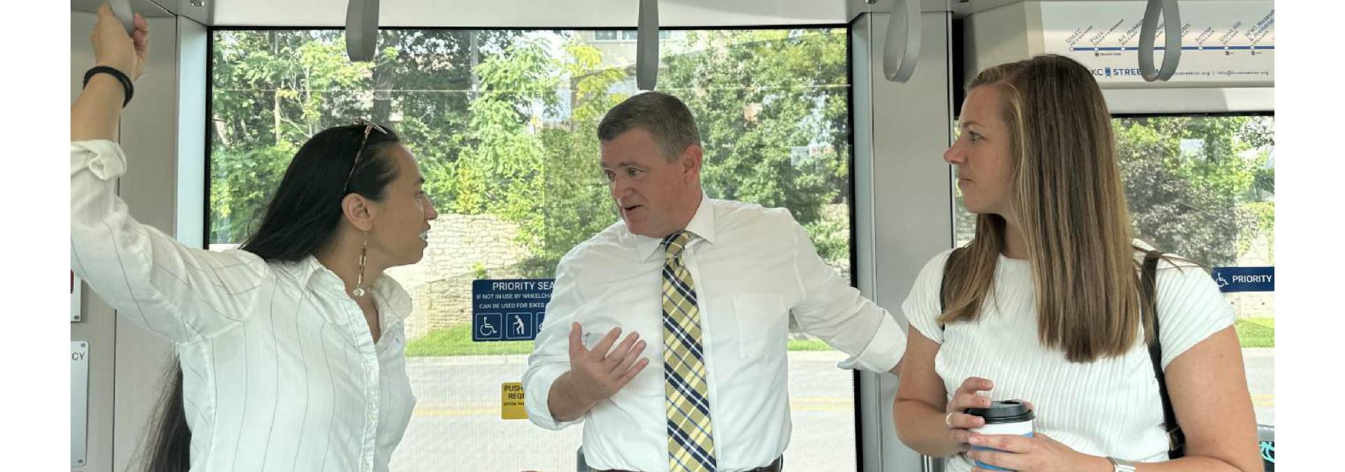Rep. Davids on the KC Streetcar