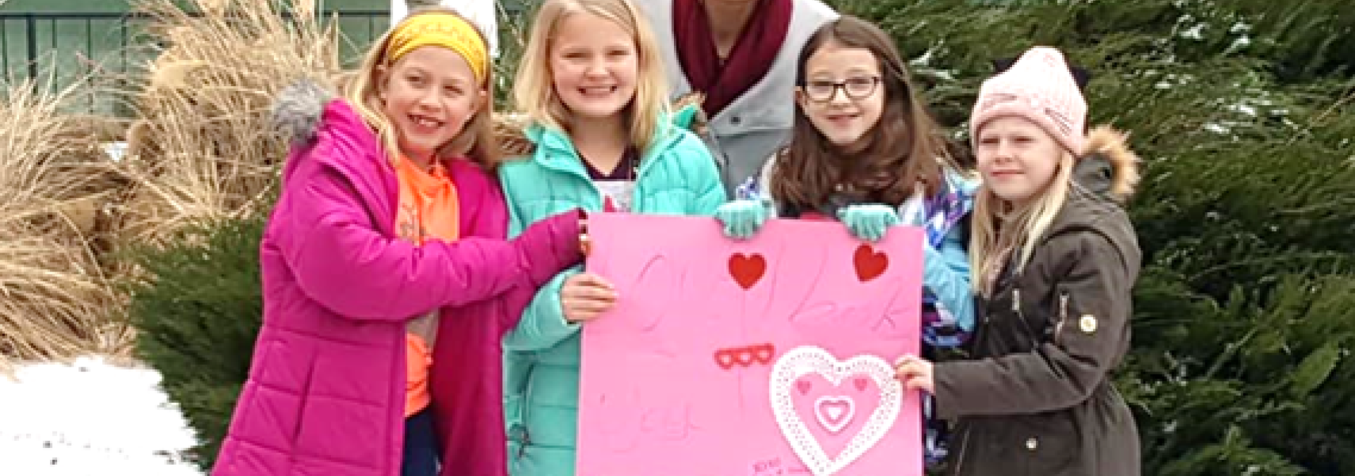 Rep. Sharice Davids delivers Valentines in 2019, the first year of her Valentines for Vets program.