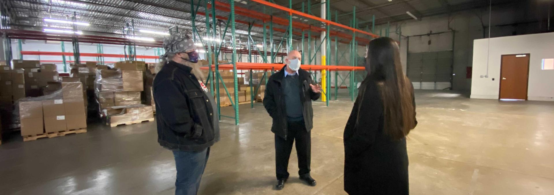 Davids visiting Dentec in Lenexa.