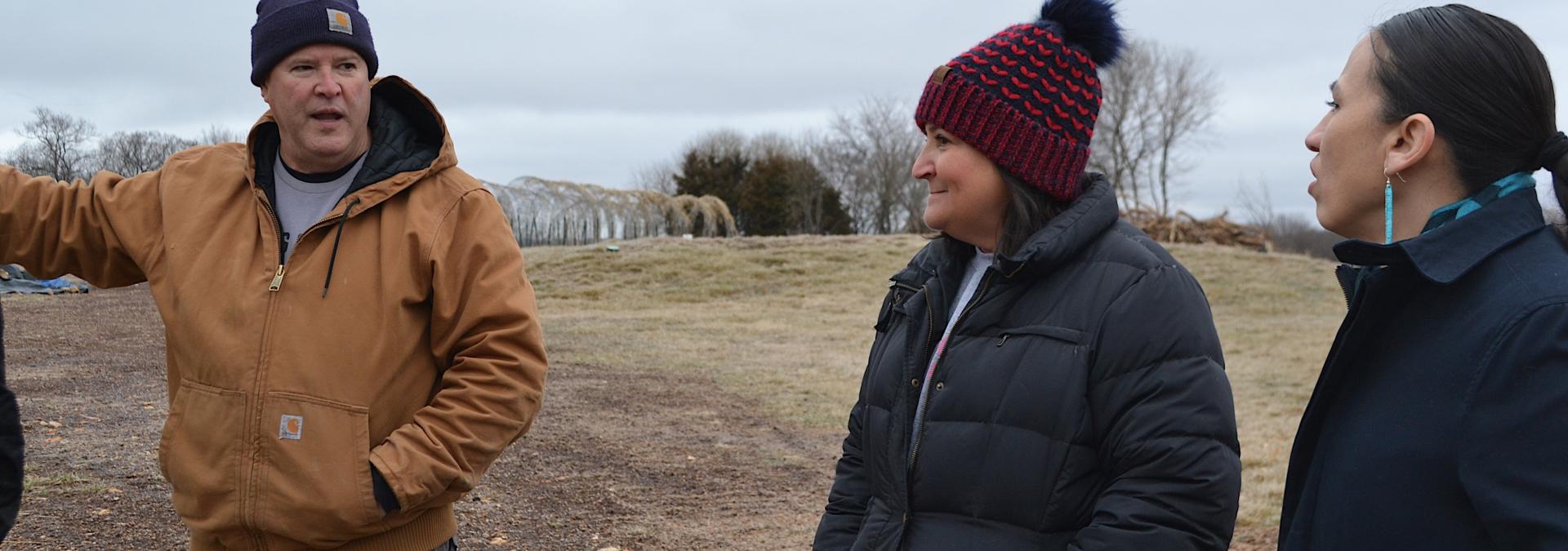 Rep. Davids visits a Miami County goat farm