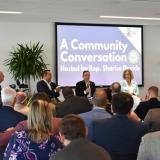 Rep. Sharice Davids hosting a conversation about the 2026 World Cup.