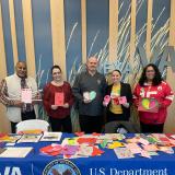 Davids delivers valentines.