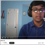 Rafan Shah demonstrating his winning app for his application to Rep. Sharice Davids’ office.