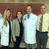 Rep. Davids with a group of physicians