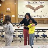 Rep. Sharice Davids at Emmerson Elementary School’s afterschool program