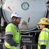 Representative Sharice Davids works a “Sharice’s Shift” at the 103rd Street project