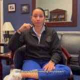 Rep. Sharice Davids Speaking to Camera