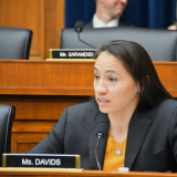 Rep. Davids during hearing