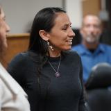 Rep. Davids tours Mid-State Aerospace in Olathe, KS. 