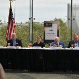 Rep. Sharice Davids hosting a roundtable discussion