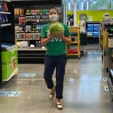 Rep. Davids with Watermelon