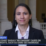 Rep. Davids speaking on MSNBC today about the Respect for Marriage Act.