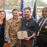 Our office helped a local veteran from Overland Park, Kyle Prellberg.