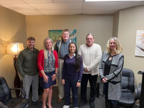 Rep. Davids with a group of constituents