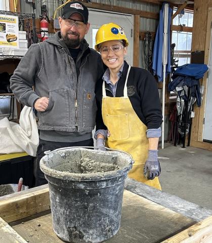 Rep. Davids learning more about the Registered Apprenticeship Program 