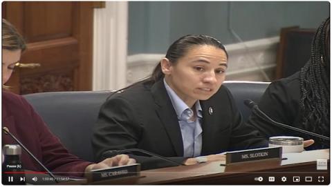 Rep. Davids at the Farm Bill markup