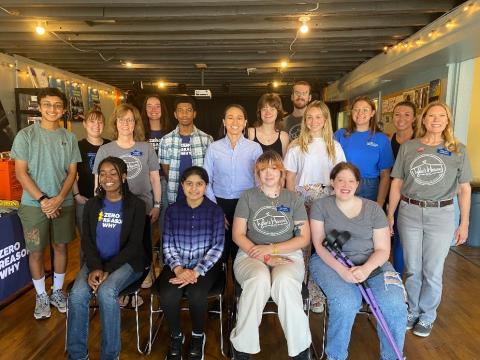 Rep. Davids joins Tyler’s House KC to help launch their summer mental wellness programming.