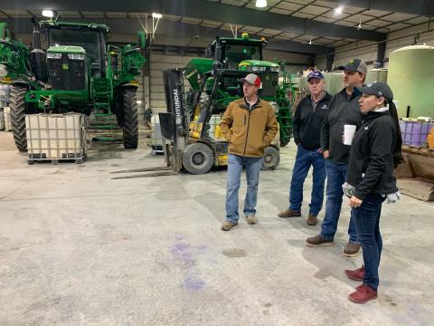 Rep. Davids tours Ottawa Co op