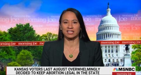 Davids speaks on the potential mifepristone ban following Kansas’ rejection of restrictions to reproductive health care in August