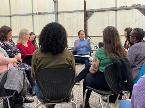 Rep. Sharice Davids hosts a Farm Bill listening session in Wyandotte County on nutrition programs in the Farm Bill.
