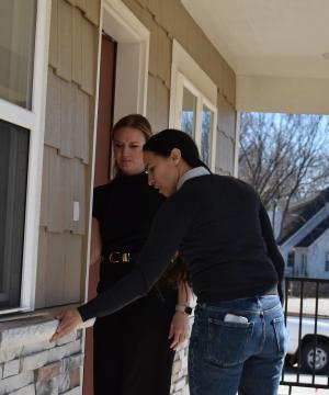Sharice Davids at home