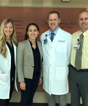 Rep. Davids with a group of physicians