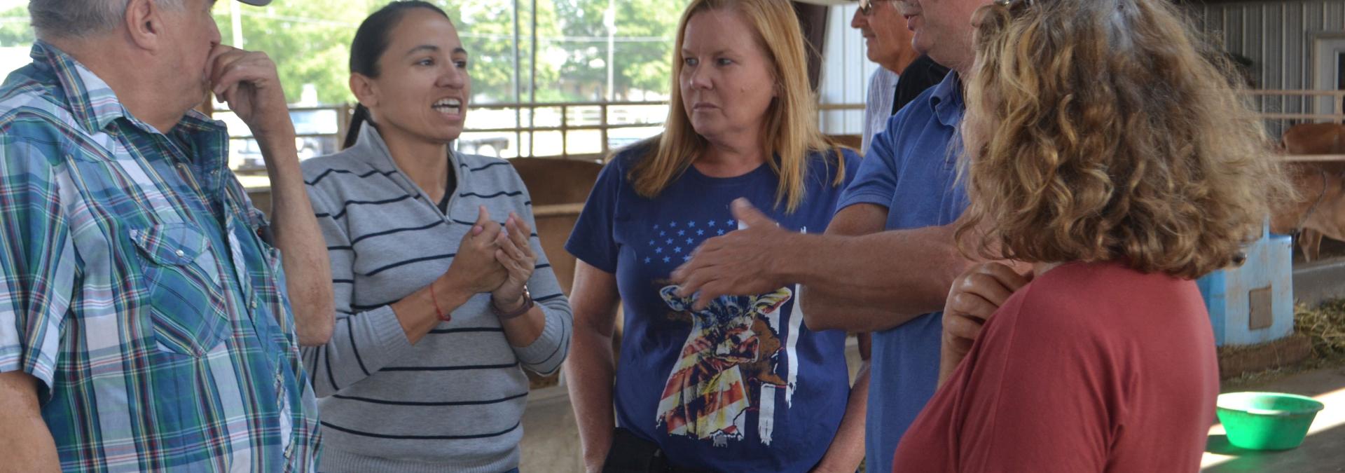 Davids Continues Farm Bill Listening Tour at Garnett Dairy Farm