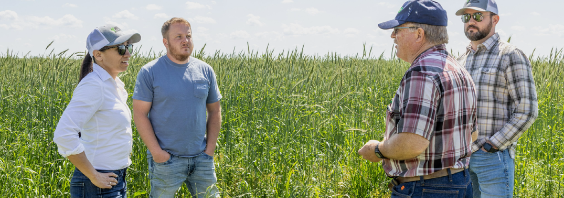 Rep. Davids at farm