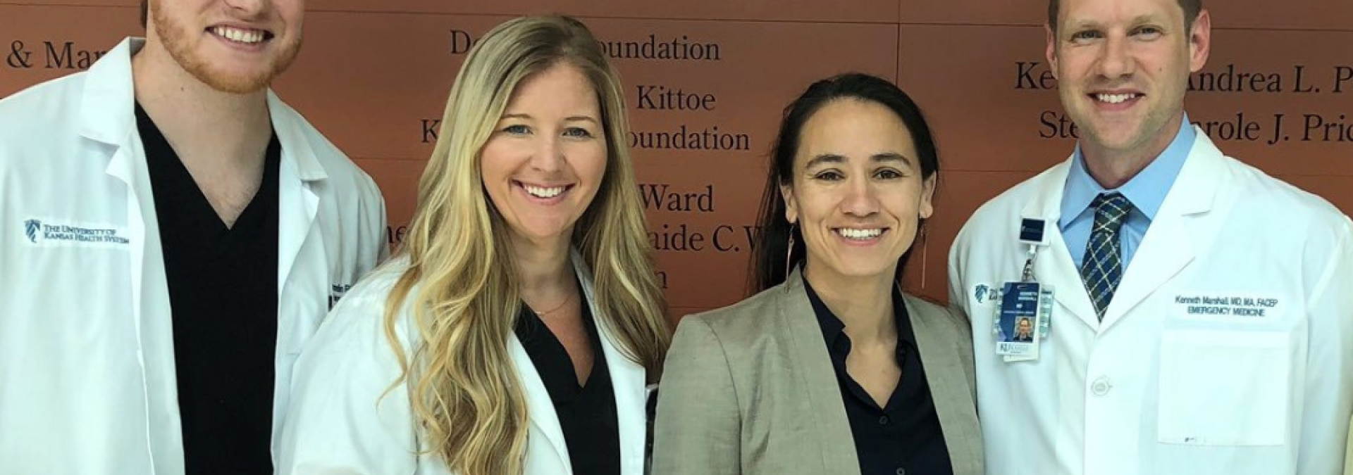 Rep. Sharice Davids with doctors
