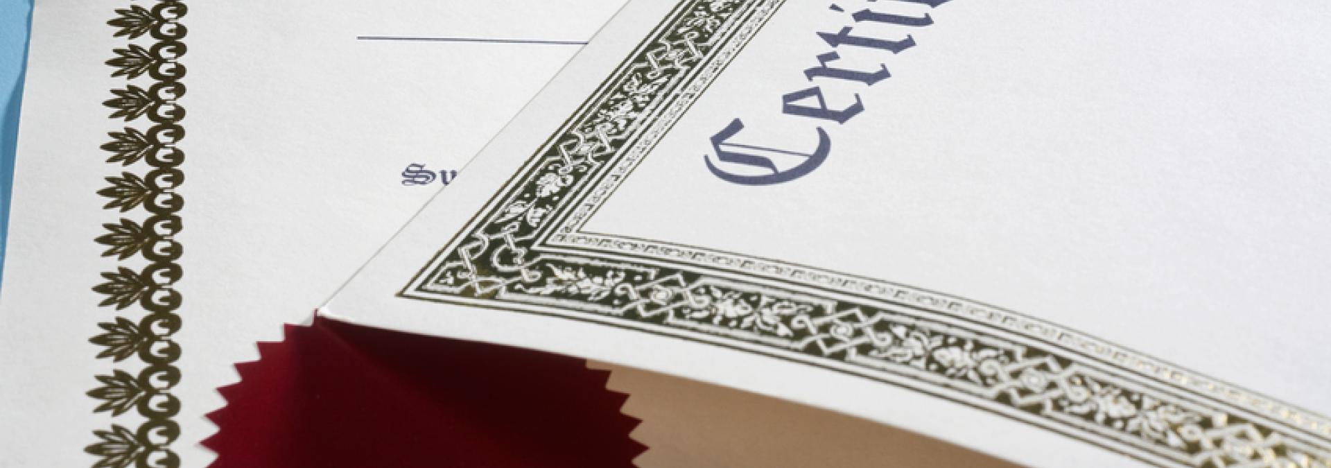 Certificates