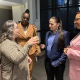 Representative Sharice Davids with participants from today’s roundtable conversation.