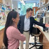Rep. Davids at KU Med