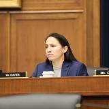 Rep. Davids during hearing