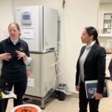 Davids and KMS CEO Tiffany Stovall visit Ronawk, a local biomanufacturer, and highlights investment in supply chains, innovation, and American manufacturing.