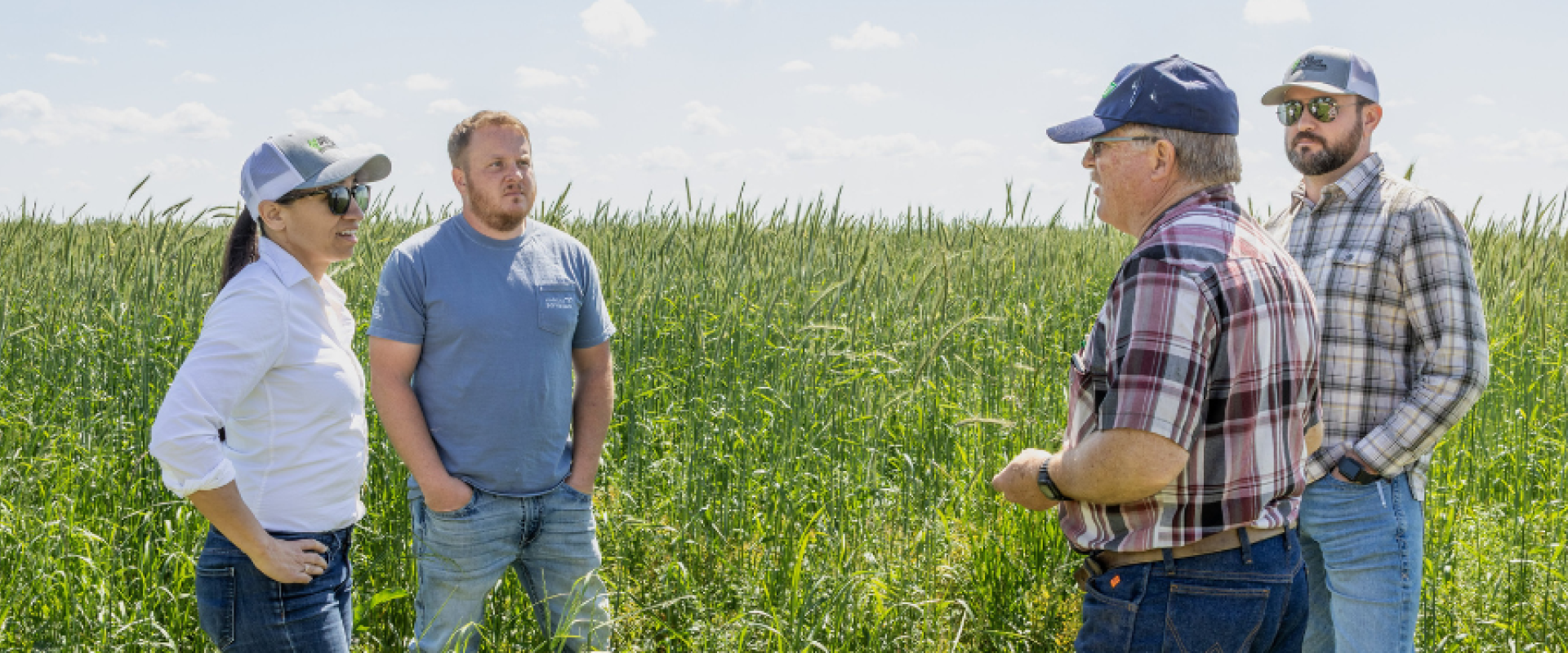 Rep. Davids at farm
